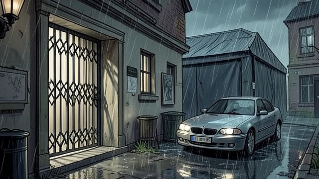 A Door Closes from "I'm Thinking of Ending Things". A Door Closes The search becomes a trap The narrator follows Jake inside but later finds the entry chained shut. She cannot see the car or reach the road.