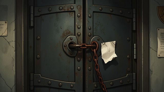The Chained Door from "I'm Thinking of Ending Things". The Chained Door Escape denied The narrator returns to the entrance and finds it chained and locked from inside.