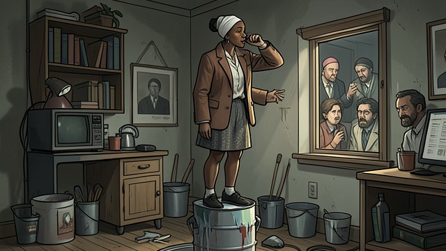 Voices Through the Vent from "I'm Thinking of Ending Things". Voices Through the Vent An overheard dispute The narrator stands on a paint can to listen as Jake’s parents discuss a son who has left work and needs…