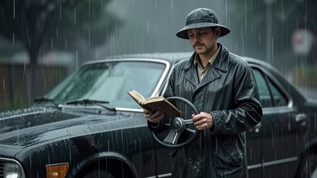 The Driving Lesson from "I'm Thinking of Ending Things". The Driving Lesson A peculiar instructor The narrator recounts meeting Doug during a rainy driving lesson.