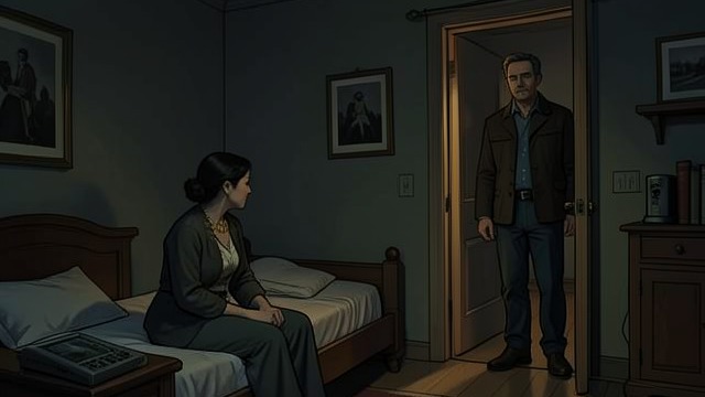 A Night They Do Not Share from "I'm Thinking of Ending Things". A Night They Do Not Share The invitation declined Jake’s father invites the couple to stay overnight, but the narrator is relieved when they leave.