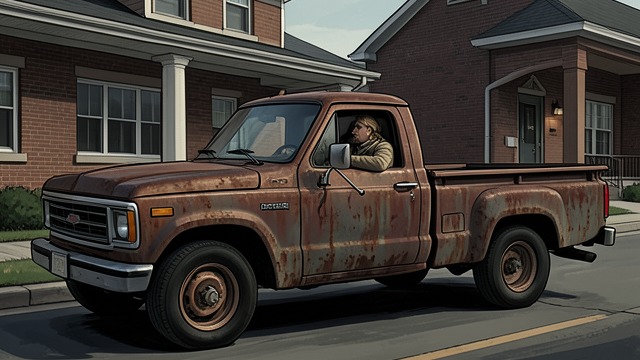 The Truck Break from "I'm Thinking of Ending Things". The Truck Break Retreat from coworkers The employee spends breaks sitting alone in an old pickup behind the school.