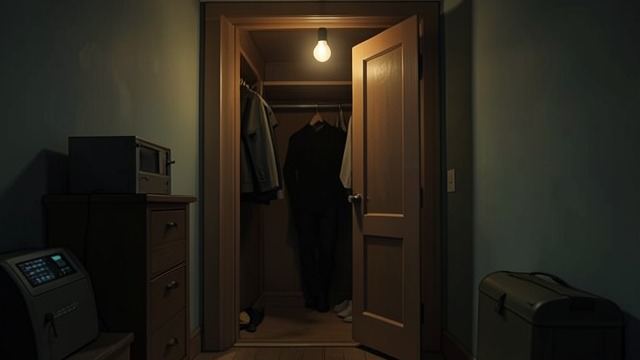 The Closet at the End from "I'm Thinking of Ending Things". The Closet at the End A confined space returns The closing scene focuses on a small closet in the custodian’s room.