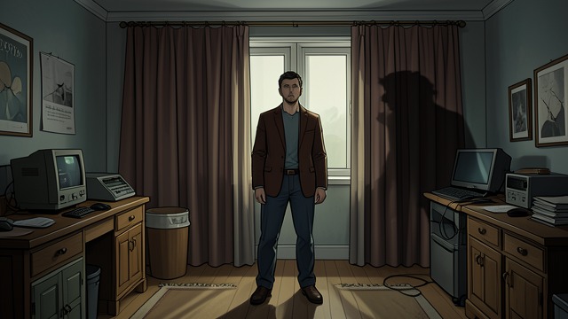 The Apartment at Night from "I'm Thinking of Ending Things". The Apartment at Night A familiar room feels occupied The narrator wakes from nightmares convinced that someone is standing in her apartment.