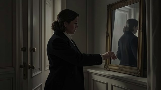 The First Resolution from "I'm Thinking of Ending Things". The First Resolution A decision forming The narrator believes she will end things with Jake before they arrive at his family farm.