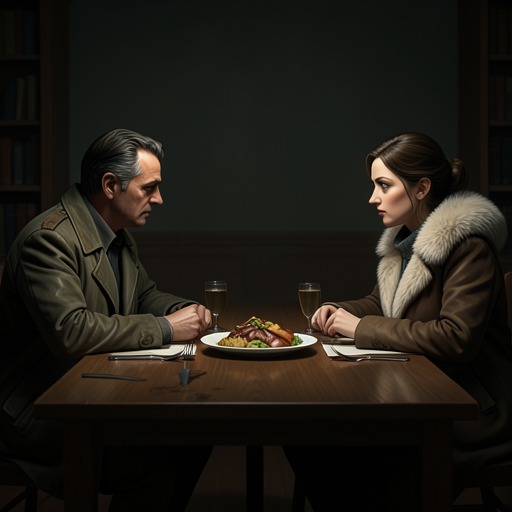 Jake and His Parents from "I'm Thinking of Ending Things". The visit portrays Jake’s parents as affectionate yet strained figures whose comments expose conflicting versions of their son’s life.