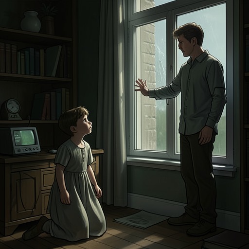 The Narrator’s Childhood Fears from "I'm Thinking of Ending Things". Memories of a stranger at the window and an unsettling adult encounter shape the narrator’s belief that inner thoughts remain unknowable.