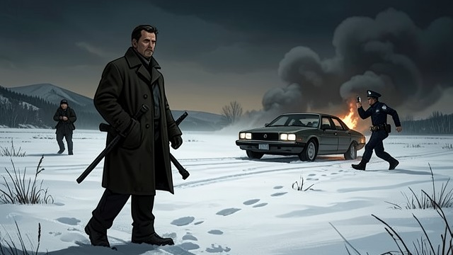 Snowbound Emergency from "Point Blank". Snowbound Emergency Gunfire at home Two attackers climb a ladder toward Ruth’s bedroom and fire through her window.