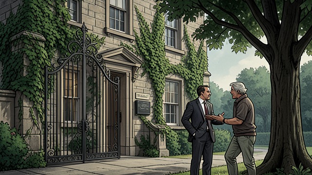 A House Divided from "Point Blank". A House Divided Chapman’s domain Chapman Holcombe’s imposing estate reflects his wealth and influence in Maestro.