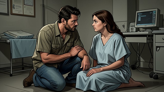 A Stranger in the Woods from "Point Blank". A Stranger in the Woods An unexpected rescue Dixon finds Ruth unconscious and injured near his home.