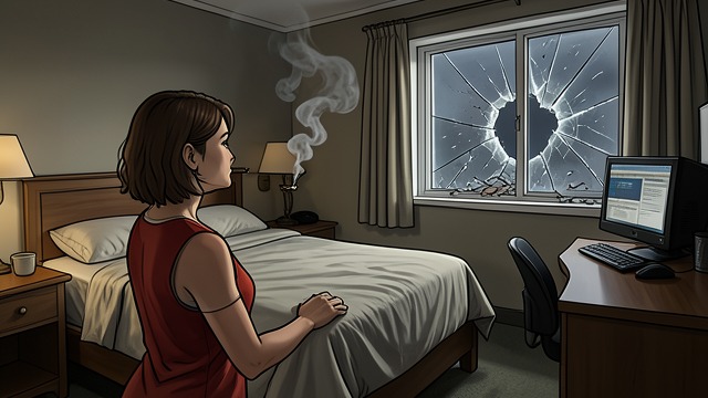 The Motel as a Decoy from "Point Blank". The Motel as a Decoy A planted scene The apparent presence of Moses and Claudia in room 212 keeps officers watching the motel.