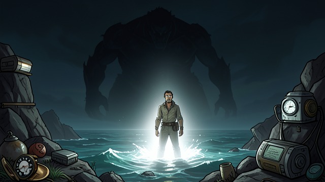 The First Glow from "The Trench". The First Glow Terror in the dark Jonas sees a white glow rise from the Mariana Trench and recognizes a giant predator only moments before it approaches the…