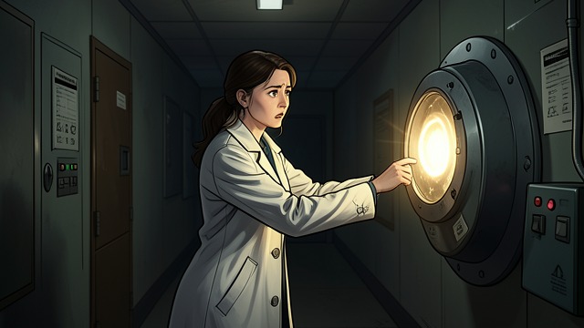 The Tokamak Clue from "The Trench". The Tokamak Clue A hidden laboratory Terry discovers a concealed laboratory inside the Goliath and sees a huge toroidal device.