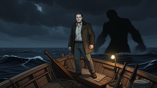 Fear in the First Encounter from "The Trench". Fear in the First Encounter Panic under pressure Jonas sees the Megalodon from the Seacliff and responds by jettisoning ballast and racing toward the surface.