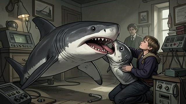 A Mate Becomes Prey from "The Trench". A Mate Becomes Prey Reproduction followed by violence Angel mates with a smaller male Megalodon, then attacks and kills him shortly afterward.