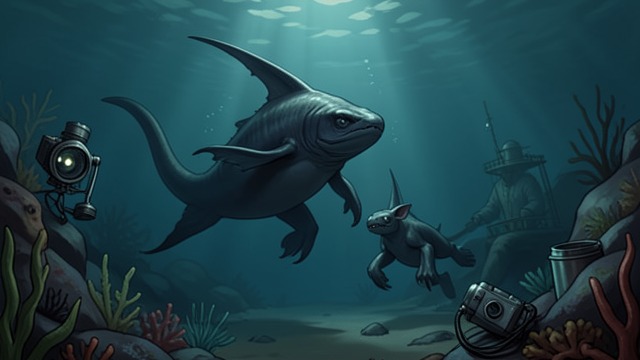 The Food Web Continues from "The Trench". The Food Web Continues Predator against predator Angel kills a large Kronosaurus while Jonas and Terry rise in the escape pod.