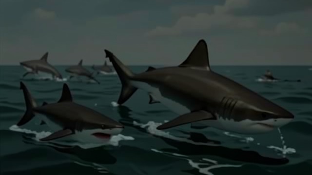 Great Whites Follow from "The Trench". Great Whites Follow Attraction and distance Male great whites follow Angel’s reproductive scent and feed around the remains of her kills.