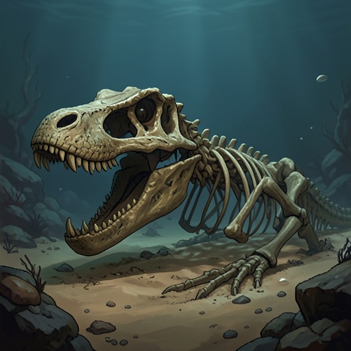 The Discovery of Kronosaurus from "The Trench". This flow traces how a recovered fossil transforms the unexplained attacks into evidence of an ancient predator and reveals a deeper ecological conflict.