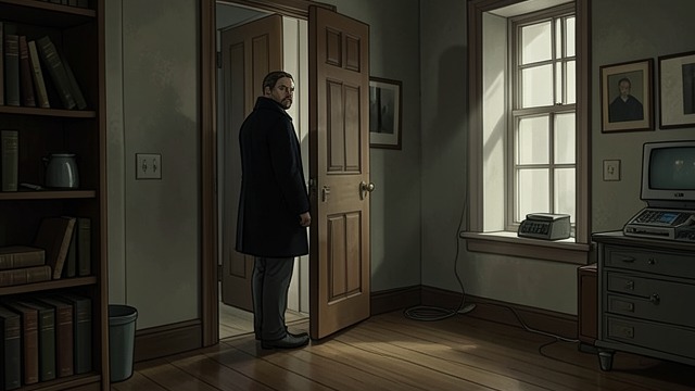A Visitor Is Expected from "The Box Man". The Executioner at the Door Footsteps anticipated The narrator describes hearing a person approach the morgue and imagines the visitor as someone obligated to…