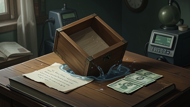 The Box’s New Owner from "The Box Man". Ownership Becomes Unclear A binding exchange The narrator reasons that accepting the money has transferred ownership of the box.