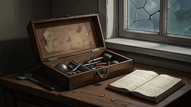 A Castoff Shell from "The Box Man". Another Box Man’s Remains Evidence in a discarded container The narrator finds an abandoned box bearing the traces of another occupant’s daily life.