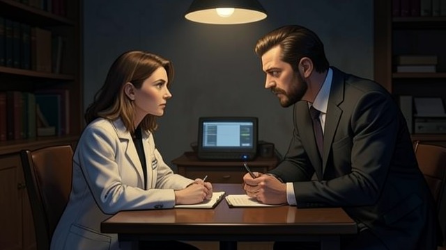 The Nurse’s Conflicting Accounts from "The Box Man". A Report Under Question A conversation about the encounter Toyama Yoko answers questions about undressing, lighting, and treatment while the doctor presses her…