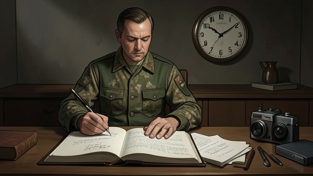 The Beach Pages Accumulate from "The Box Man". Notes Faster Than the Clock A chronology challenged The narrator writes many pages in a period that the fake box man claims is too short to contain them.