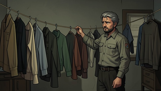 The Missing Trousers from "The Box Man". A Necessary Garment Disappears The promised clothing The narrator says he can leave the box if he has trousers, treating clothing as the minimum credential for…