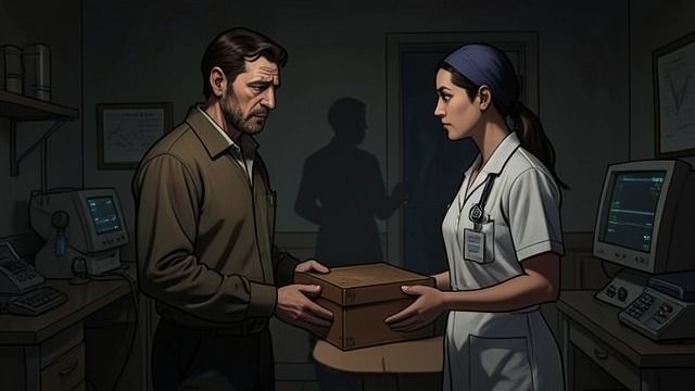 An Offer to Watch from "The Box Man". A Proposed Compromise A place in the household The fake box man proposes that the narrator live with the nurse while he remains nearby in his box, merely…