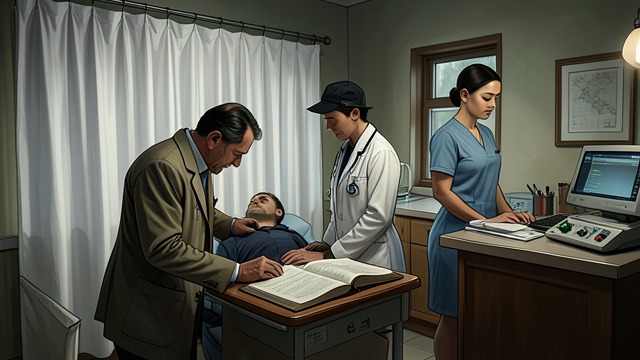 A Clinic Under Borrowed Authority from "The Box Man". Practice in Another Name A shared enterprise After the war, C and the captain establish a clinic.