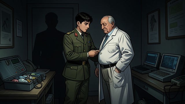 A Medical Apprenticeship from "The Box Man". Learning Beside the Captain Practical training C serves as an orderly to the Army Medical Captain and takes over substantial examination and treatment duties.