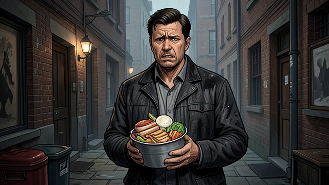 The Problem of Leftovers from "The Box Man". Food and Disgust Mixed smells Restaurant waste often combines different foods into an odor that the narrator finds difficult to accept.