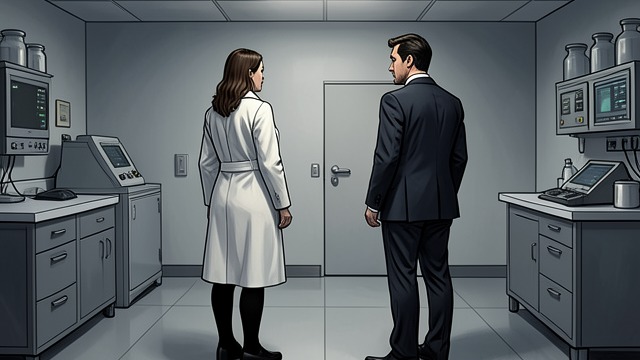 A Silent Choice at the Clinic from "The Box Man". The Nurse Does Not Decide An uncertain witness Toyama Yoko listens as the narrator accuses the doctor and produces his account of the shooting.