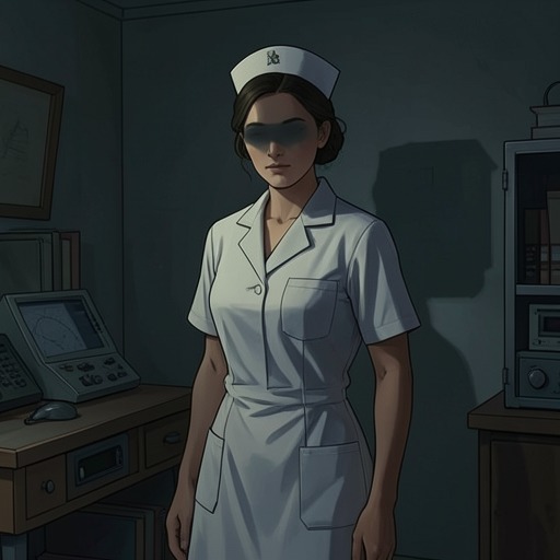 Toyama Yoko’s Divided Position from "The Box Man". The nurse’s practical kindness, private entanglements, and unexplained choices make her both an object of desire and an independent source of uncertainty.