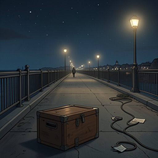 The Deal Beneath the Bridge from "The Box Man". The proposed sale of the narrator’s box moves from suspicion and imagined violence to an ambiguous transfer of money and ownership.