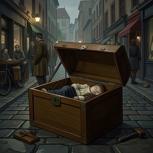 The Box, Shelter, and Captivity from "The Box Man". The box’s practical comfort gradually acquires the contradictory meanings of home, disguise, social exclusion, and confinement.