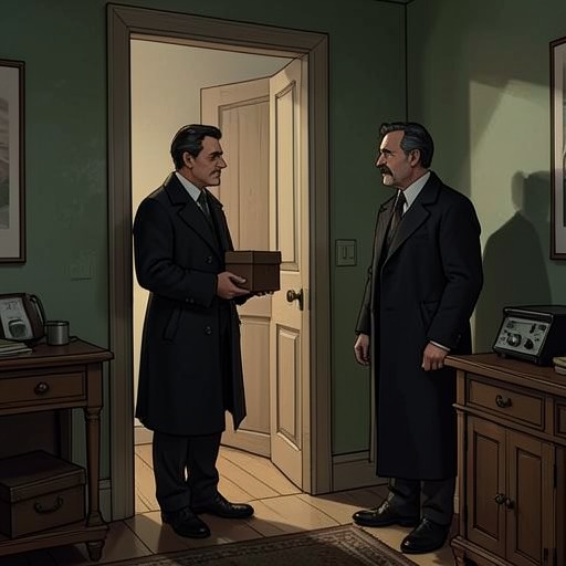 The Doctor’s Identity as a Box Man from "The Box Man". The doctor’s possible adoption of the box mirrors the narrator’s withdrawal and makes personal identity indistinguishable from borrowed roles.