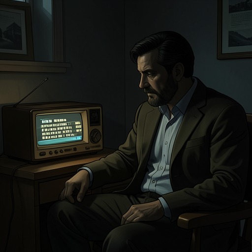 News as Reassurance from "The Box Man". The narrator’s dependence on broadcasts shifts from an appetite for changing facts to an understanding of news as protection against finality.