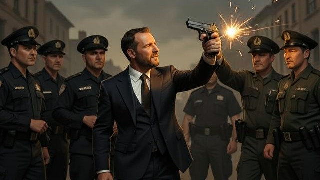 The Federal Sting from "The Brass Verdict". McSweeney Captured A coordinated rescue Bosch, LAPD personnel, and federal agents move in as the assailant raises his weapon.