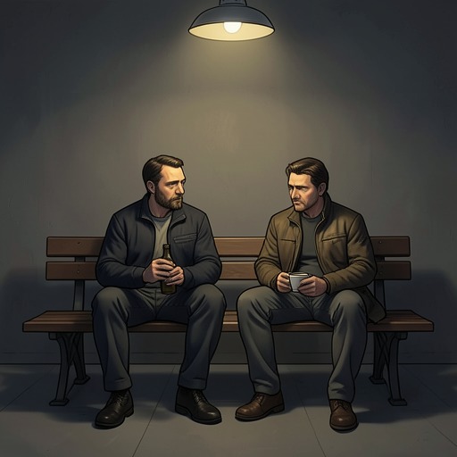 Haller and Henson as Mutual Support from "The Brass Verdict". This thread reframes a lawyer-client and employer relationship as a practical friendship grounded in shared addiction recovery.