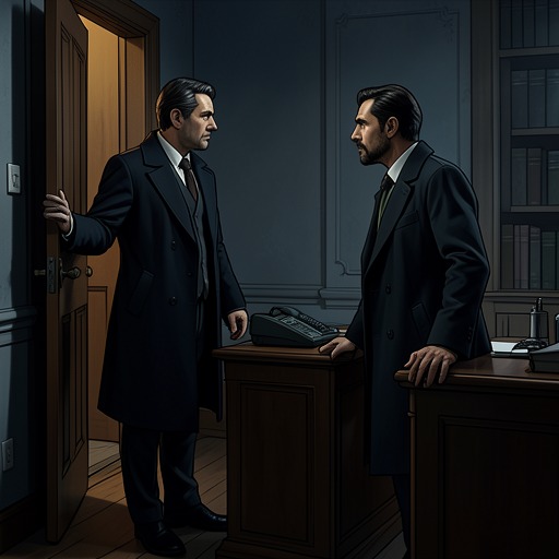 Haller and Bosch Learn to Cooperate from "The Brass Verdict". This thread follows two guarded professionals as they move from mutual distrust toward a limited alliance and an unexpected family recognition.