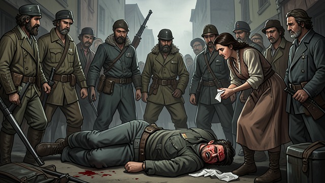Lukas Beaten in Public from "Sonne und Beton". The First Assault Fear Under Pressure Djamel shoves Lukas and threatens him while the group forms a semicircle.