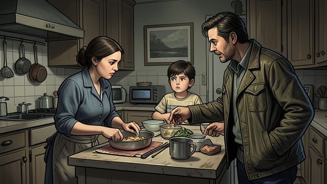 A Mother Seeks Advice from "Sonne und Beton". Karin Asks for Help A private worry surfaces Karin approaches Lukas while he is trying to make food and explains that her son Fabian has been robbed repeatedly…