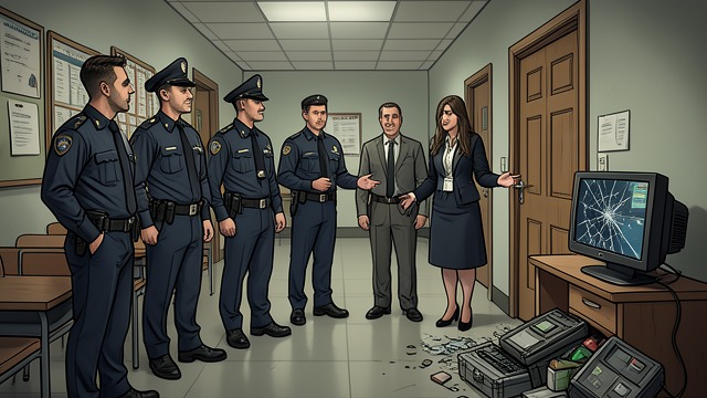 The Principal Faces the Press from "Sonne und Beton". The School Becomes Public News A burglary reaches the classroom Police officers enter a class with the principal and explain that computers and monitors have…