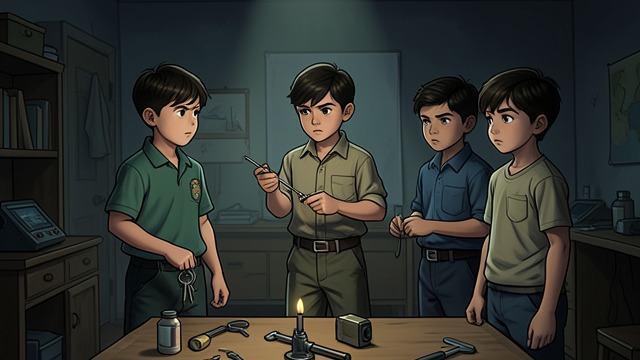 The Easy-Money Proposal from "Sonne und Beton". A Crime Presented as a Shortcut The Opportunity Sanchez hears that the school will receive fifty new computers and proposes stealing them at night.