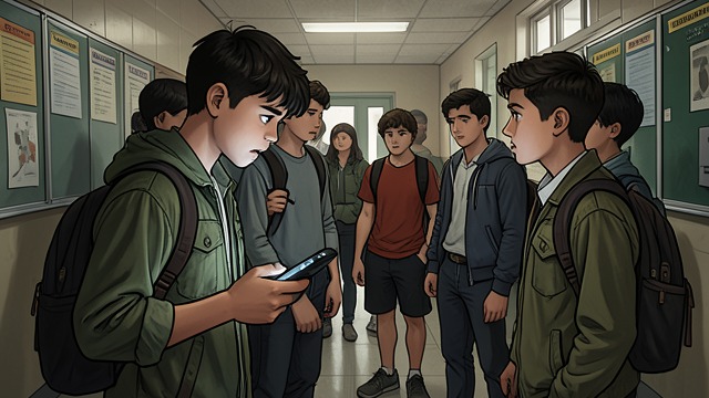 A Rumor Reaches Classmates from "Sonne und Beton". The Informal Investigation Taner’s Account Momo calls Lukas and says Taner has told students that he saw Lukas trying to sell computers outside his uncle’s…