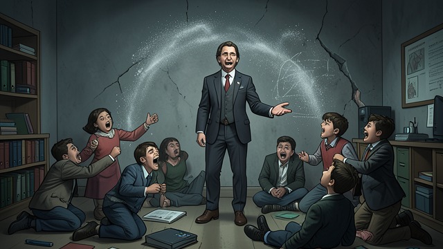 A Substitute Loses Control from "Sonne und Beton". A Classroom Without Order The lesson unravels A substitute teacher tries to start a lesson while students roam, shout, and send one another on pointless…