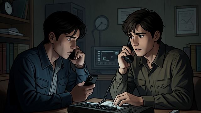 Lukas Calls Marco from "Sonne und Beton". A Confession by Phone Asking for help Unable to reach Sanchez or Julius, Lukas calls Marco.