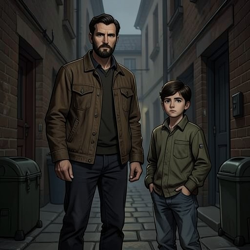 Marco as Protector and Model from "Sonne und Beton". This flow follows Lukas’s admiration for Marco, whose hard-won street authority offers protection and guidance but also helps draw Lukas deeper into criminal…