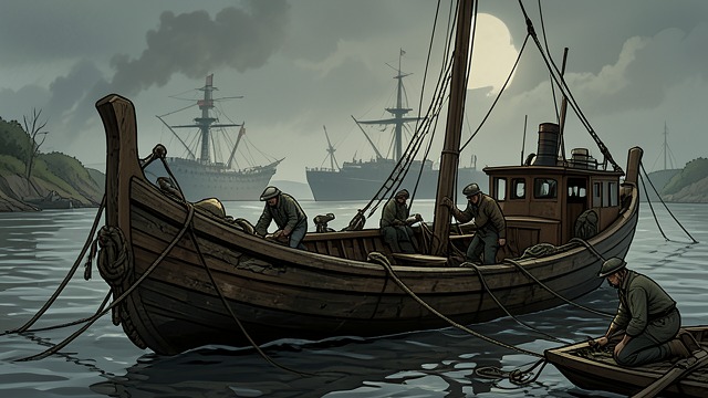 The First Withdrawal from "The Tigers of Mompracem". The First Withdrawal A Costly Tactical Moment Sandokan’s cannon brings down the cruiser’s mainmast, briefly interrupting its fire.